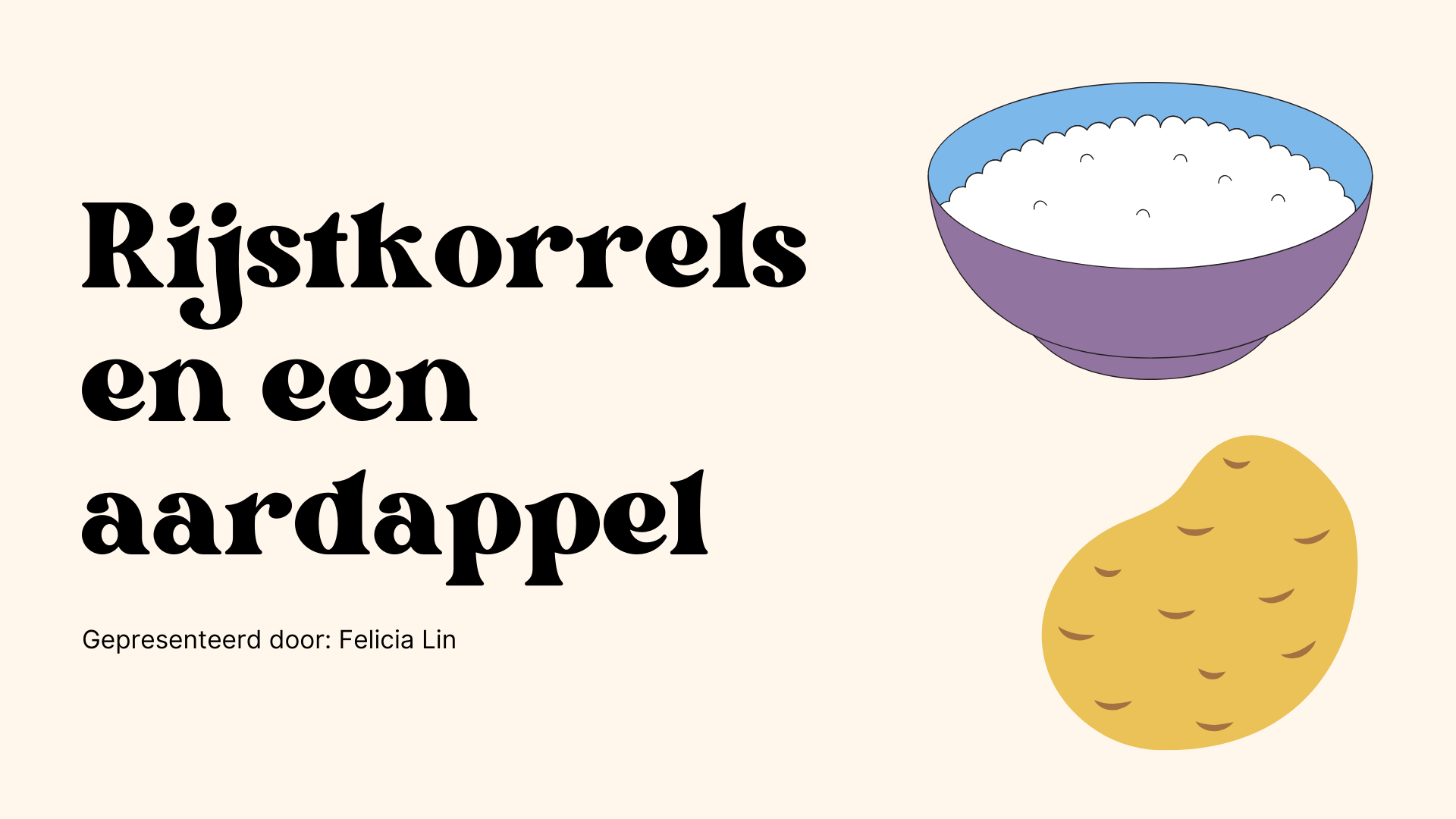 Rijstkorrels en een aardappel - LIN Videomarketing